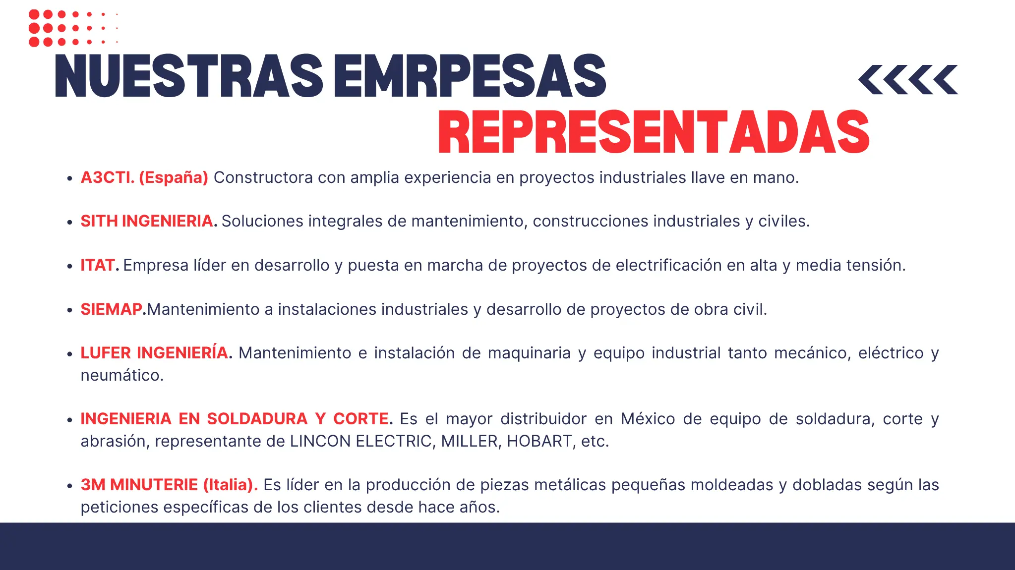 Empresas Representadas
